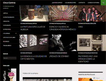Tablet Screenshot of cincocentros.com